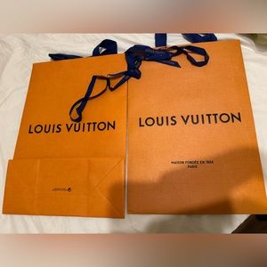 2 LV Shopping bags